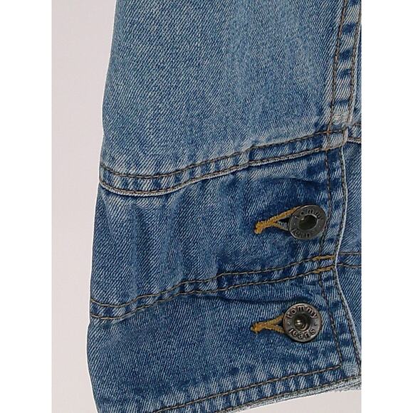 Tommy Hilfiger Jeans Womens Blue Denim Button Down Trucker Jacket Size XS - Picture 3 of 10